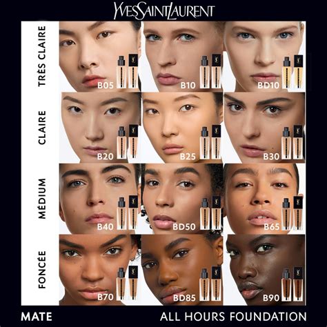 yves saint laurent encre de peau foundation swatches|All Hours Foundation – Matte Liquid Foundation .